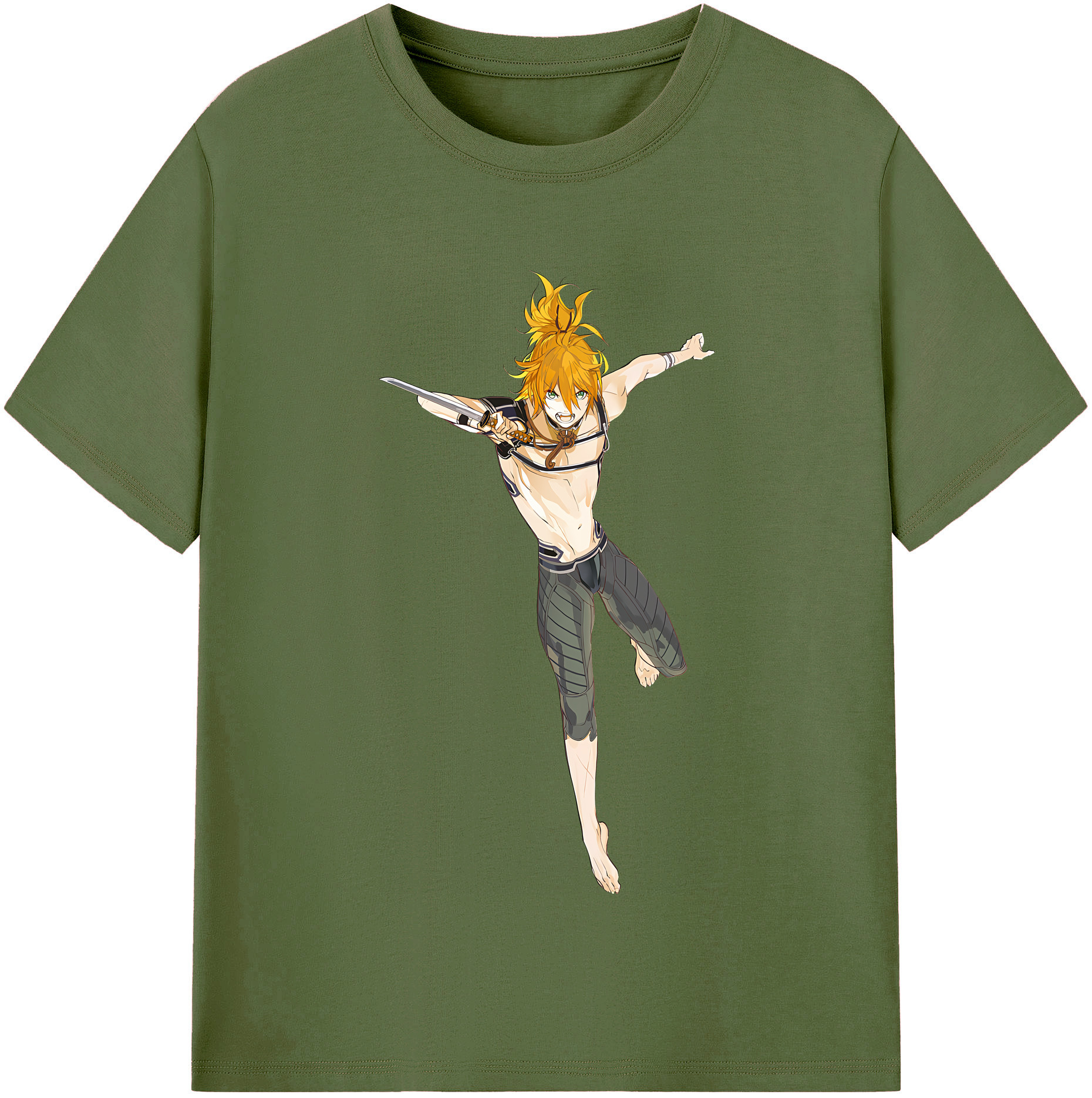（画像用） 刀剣乱舞 Touken Ranbu 綿100％半袖Tシャツ（フロントプリント）
